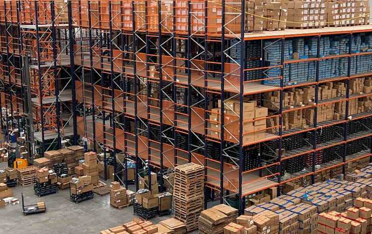 Estanteria entrepiso Modultec. Proyecto: expansion del almacenamiento