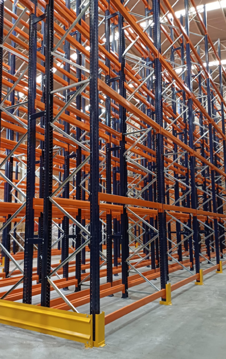 Estantería selectiva de doble profundidad