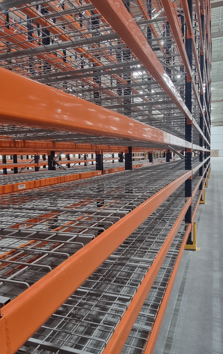 Primera fase de proyecto para multinacional de zapatos, entrepaños