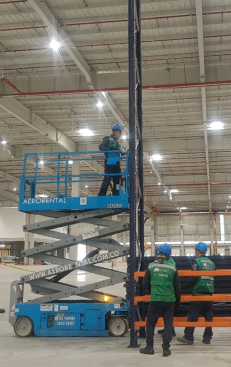 Primera fase de proyecto para multinacional de zapatos, instalación