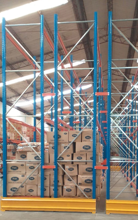Estantería convencional para empresa de consumo masivo | Proyecto logístico Modultec