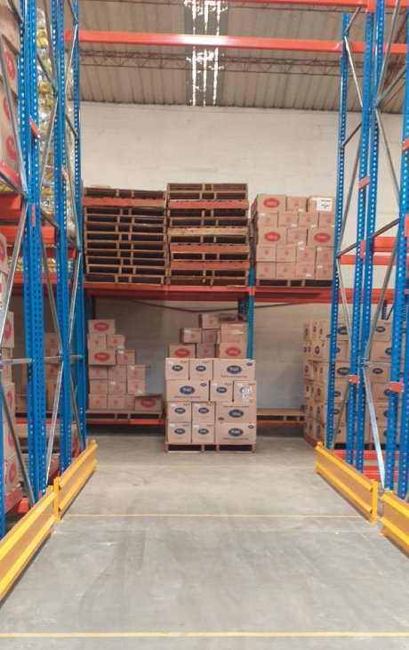Estantería convencional para empresa de consumo masivo | Proyecto logístico Modultec