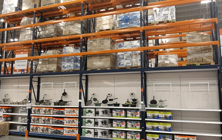 Almacenamiento industrial para tienda de consumo masivo | Proyecto Modultec